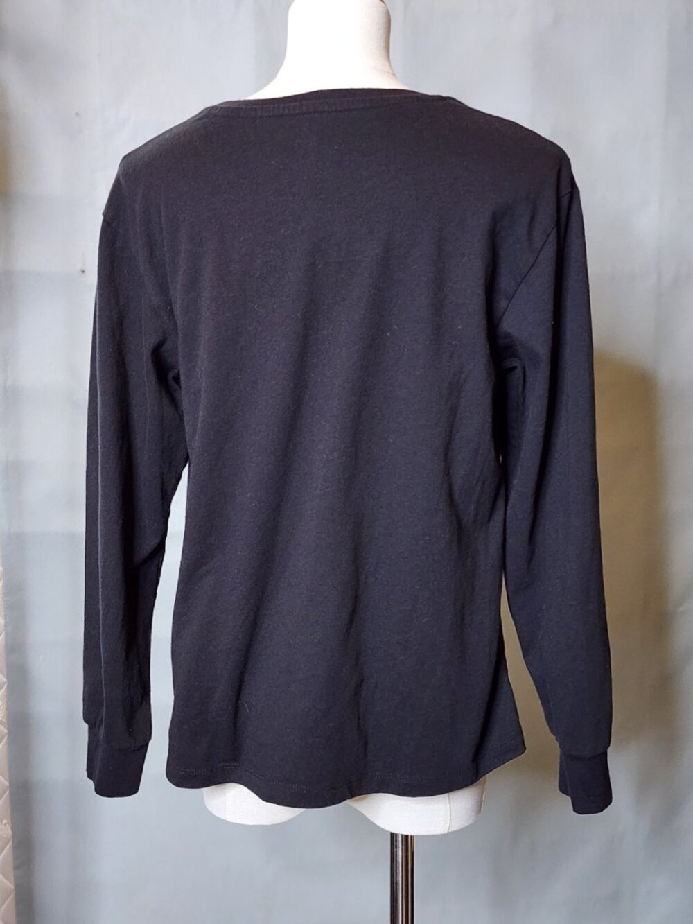 Elf boys black long sleeve graphic tee 10/12 holiday Christmas shirt - Picture 7 of 7